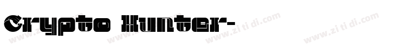 Crypto Hunter字体转换